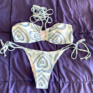 SHEIN heart designed bikini, NWT